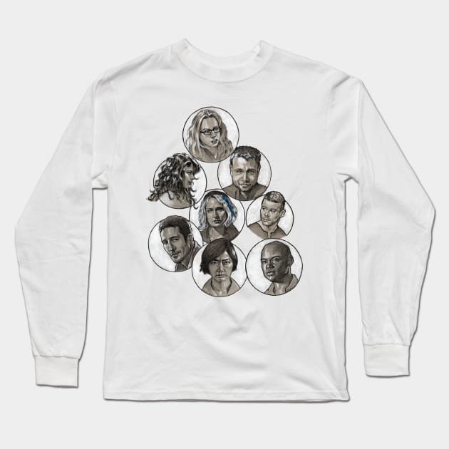 Sense8 Long Sleeve T-Shirt by mancha